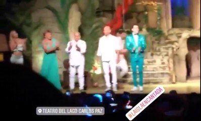 Pedro en el saludo final de La Isla Encantada - 12 de Enero