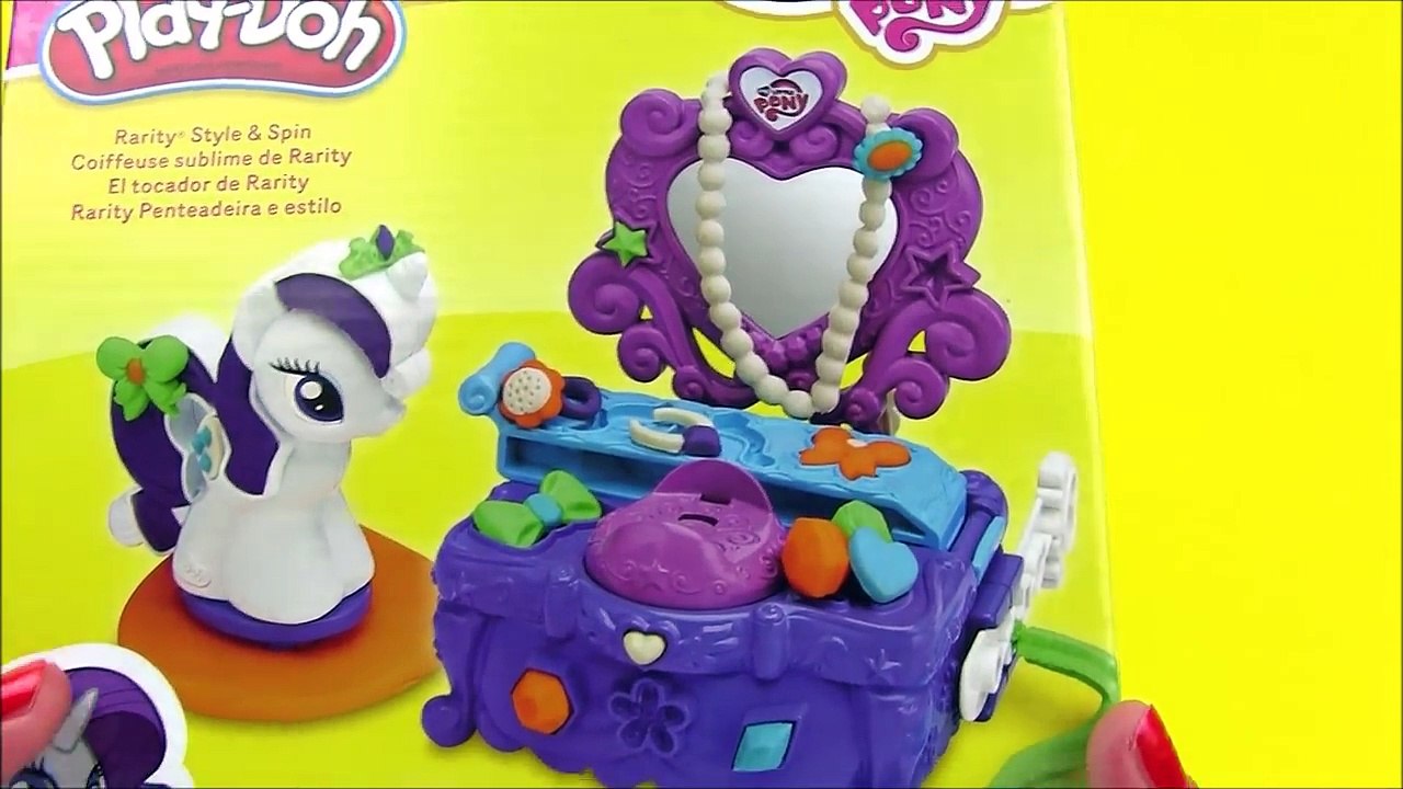 Пластилин Плей До Туалетный Столик Play Doh Rarity Style & Spin. Май Литл Пони на Русском