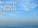 Batteria INTENSILO LiIon 6000mAh 108V per Notebook Laptop Asus X58 X58c X58l X58le