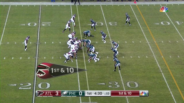 Atlanta Falcons wide receiver Julio Jones reels in 21 yards after great comeback route