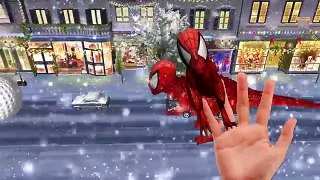 Superheros elephant spiderman Captain america hulk vs Dinosaurs Finger family 3d animation