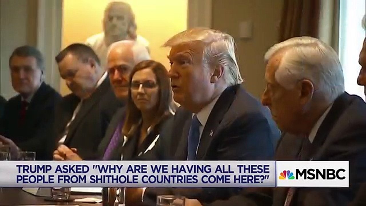 Lawrence on President Trump 'Shithole' Comment- 'Hating Is What He Does' - The Last Word - MSNBC