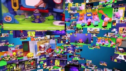 PAW PATROL Nickelodeon Rubble Burger Shop with PJ Masks and Lion Guard Toys Parody Video