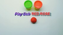 Play Doh ROSE How to make the Best PlayDoh Red Rose easy DIY