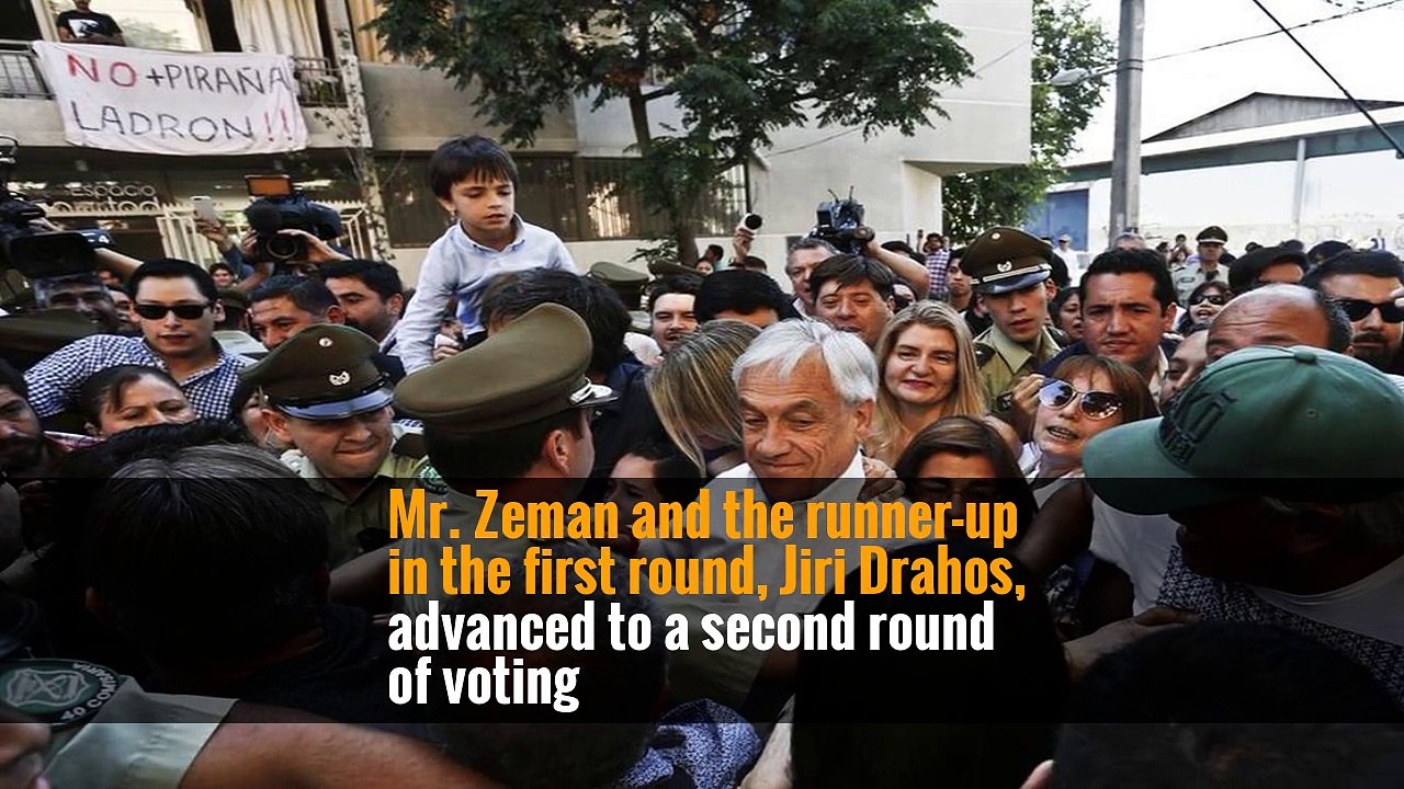Czech President Faces a Runoff After First Round of Voting
