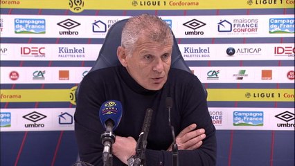 FOOTBALL: Ligue 1: 20e j. - Garande : "On est passé à côté de notre match"