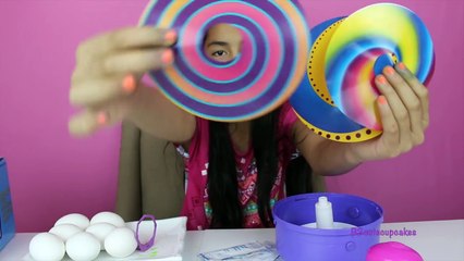 Coloring Easter Eggs Spin an Egg Colorful Marbled Easter Eggs|B2cutecupcakes