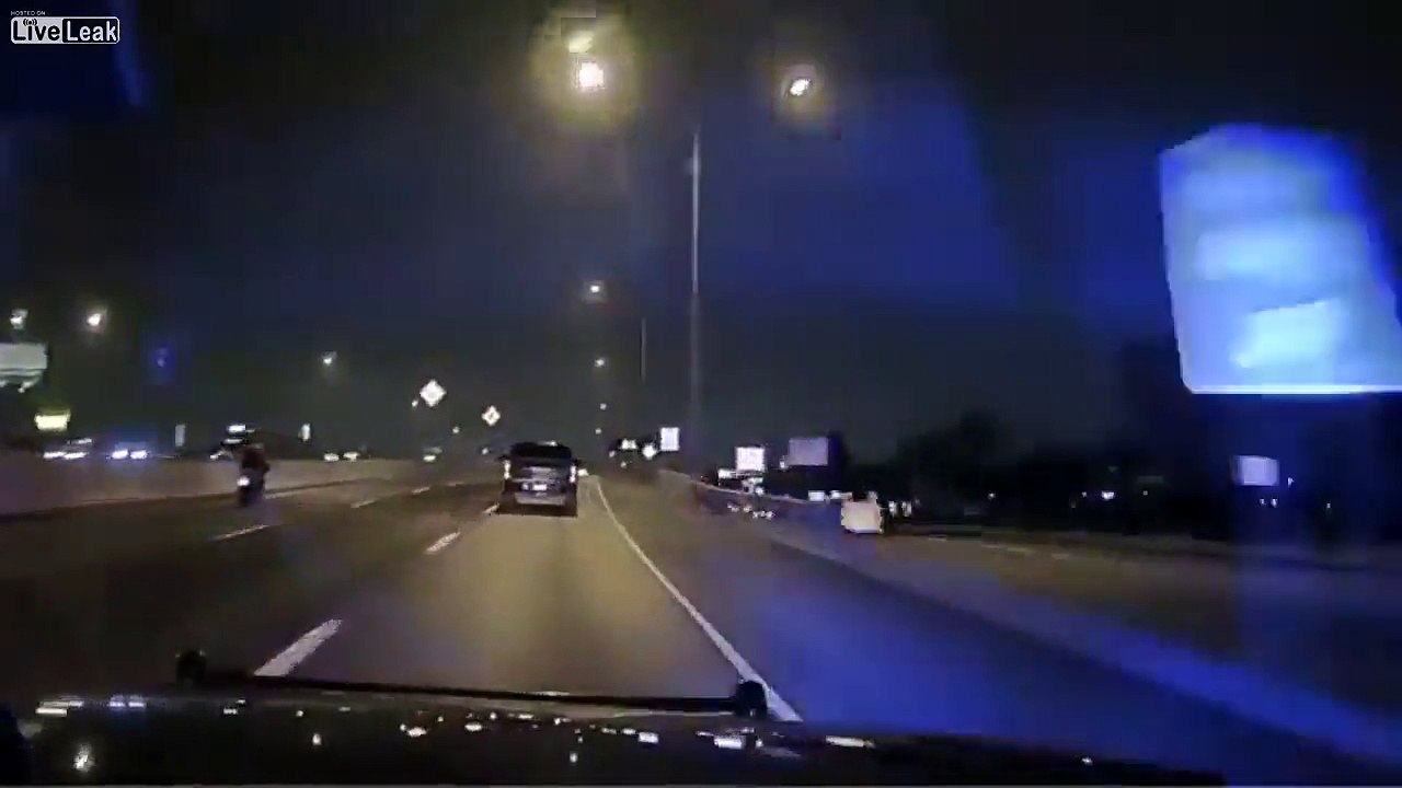 The pursuit of a drunk driver