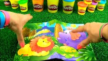 Play Doh picnic ice cream playset and disney play dough toys by supercool4kids