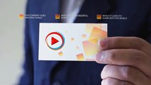 Modern Business Card Design --- mock up --- animated video