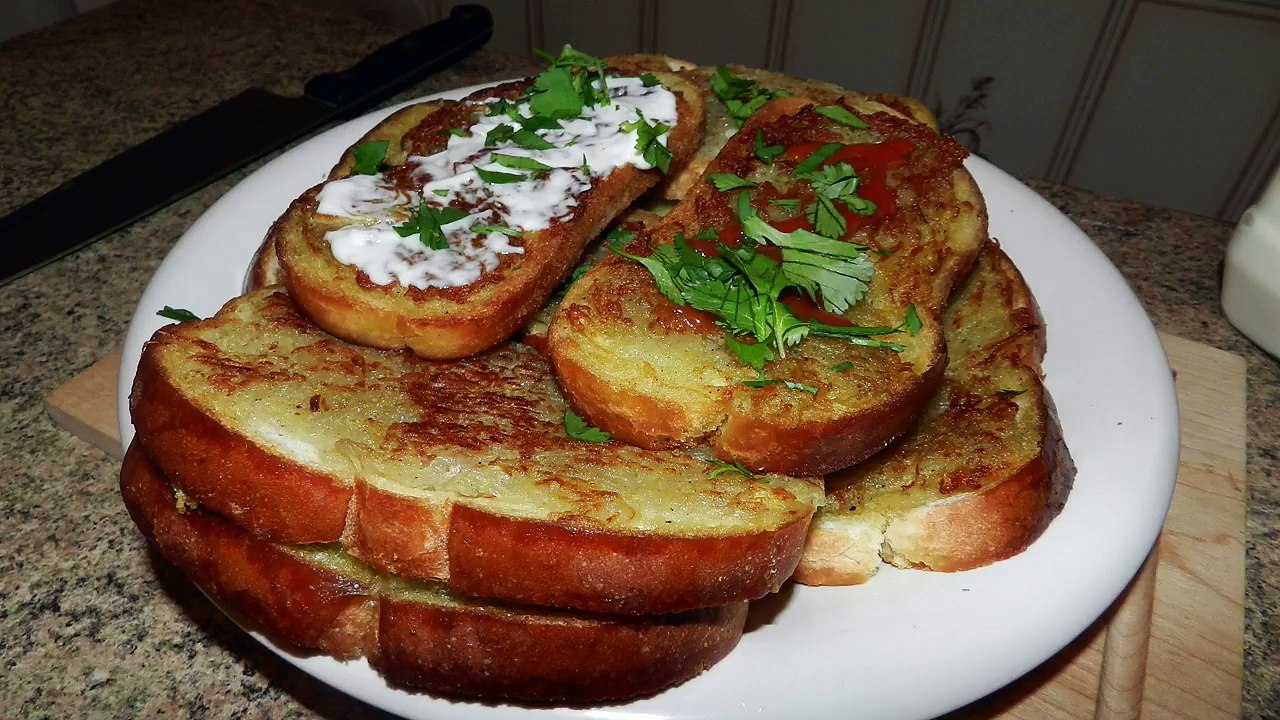 Что приготовить когда в холодильнике пусто, Горячие Бутерброды с Картошкой!