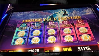 Insane HUGE Win! TIMBERWOLF SLOT MACHINE - With Amazing Retrigger!