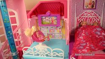 Barbie Malibu Dreamhouse   Mega Bloks Barbie Luxury Mansion  Glam Vacation House -Dollhouse tour
