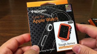 【Apple】spigen Case for Apple Watch Tough Armor 42mm Tangerine Tango