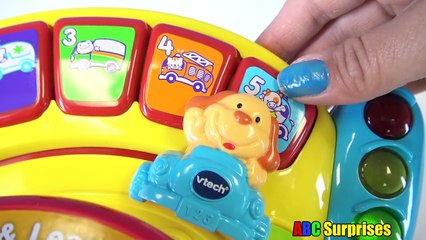 Learning for Toddlers Learn How to Count Numbers Turn & Learn Driver Vtech Baby Toys ABC Surprises