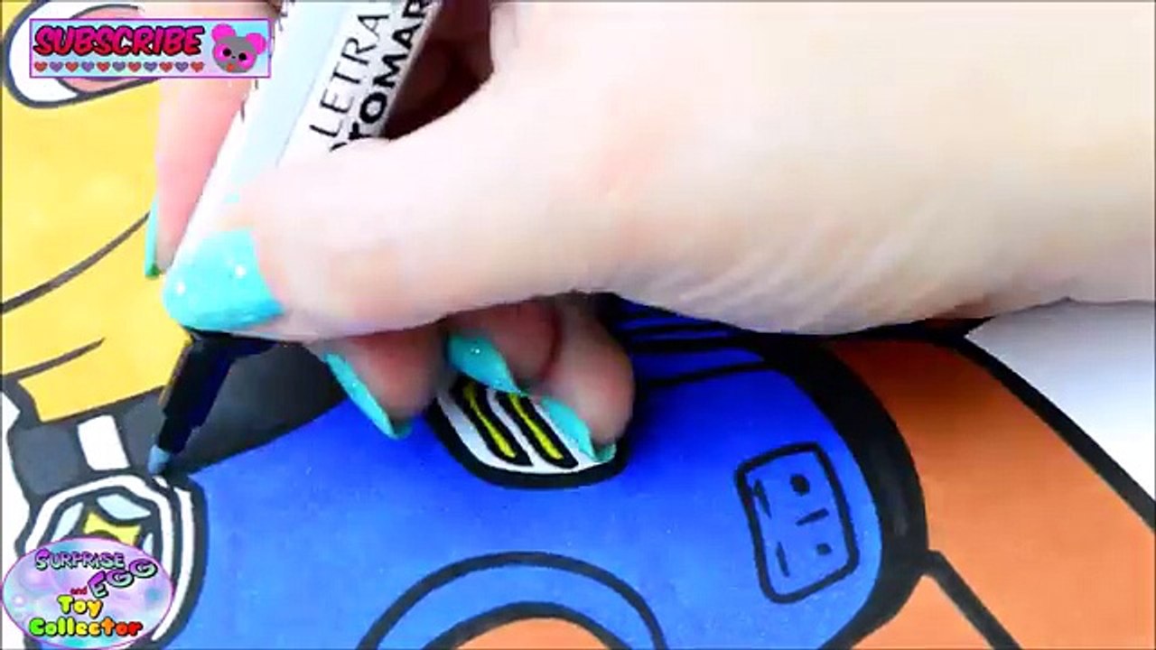 Paw Patrol Coloring Book All Pups Chase Skye Compilation Episode Surprise Egg and Toy Collector SETC