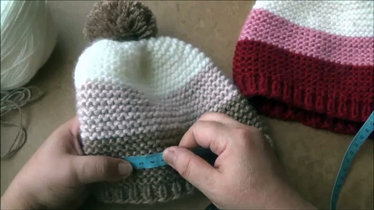 Вяжем простую шапочку спицами. hat knitting