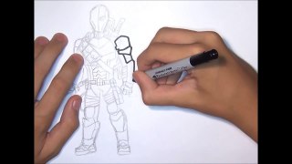 How To Draw Deathstroke from DC Comics ✎ YouCanDrawIt ツ 1080p HD