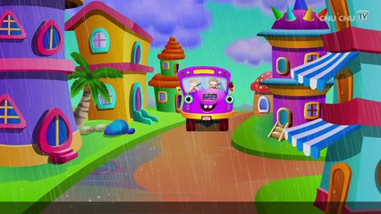 Wheels on the Bus Go Round and Round Rhyme - Popular Nursery Rhymes and Songs for Children 2018
