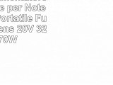 Lavolta Alimentatore Adattatore per Notebook PC Portatile Fujitsu Siemens  20V 325A 70W