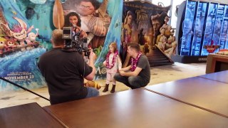 BEHIND THE SCENES - Claire Sings How Far Ill Go with Aulii Cravalho, the Voice of Moana!!