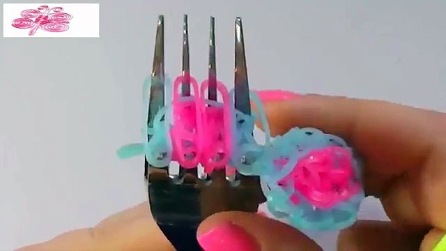 How to make butterfly charms loom bands without rainbowloom 2 two forks easy diy olgacrafts 2016