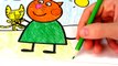 Peppa Pig Coloring Pages Coloring Book Peppa Pig Fun Art Activities Video for Kids