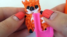 ЛИСЕНОК из резинок на рогатке без станка. Фигурки из резинок | Pup Rainbow Loom Charm