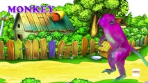Colors farm animals Finger family rhymes 3d animation - Surprise eggs learn Animal names