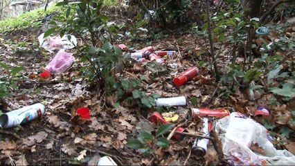 Bahçesinde yüzlerce çakmak gaz tüpü olan babaannenin feryadı