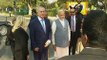 PM Narendra Modi, PM Netanyahu visit Teen Murti Memorial Delhi India