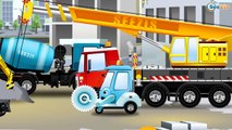 Videos for kids Episodes with The Blue Cement Mixer Truck & Cars Cartoons Bip Bip Cars 2D Animation