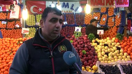 Pazar esnafının kar yağışı bekleyişi sürüyor