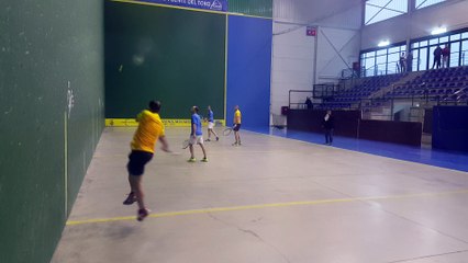 Frontenis honor Molareño vs Alcalá 2ª partida set 1