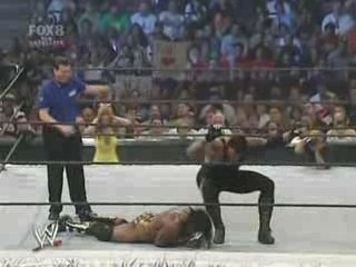 King booker vs the undertaker and great khali