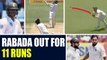 India vs South Africa 2nd test match : Ishant Sharma dismisses Rabada for 11 run | Oneindia News