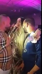 شاهد شابة وردة شارلومانتي 2018 ترقص على طريقة هيفاء وهبي في ليلة رأس السنة 2018