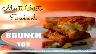 How to make Monte Cristo sandwich Recipe   TASTY FOODS   4k   BRUNCH 101