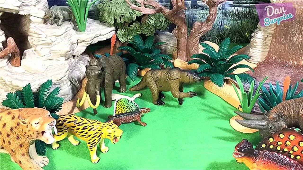 30 PREHISTORIC ANIMALS TOYS Learn Prehistoric Animal Names for kids - 3D PUZZLES Woolly Mammoth