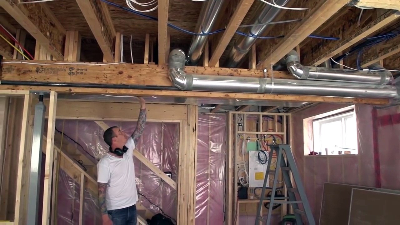 How to Build a Basement Bulkhead or Soffit - DIY