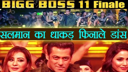 Download Video: Bigg Boss 11 Finale: Salman Khan Dance performance with Hina, Shilpa, Vikas & Puneesh | FilmiBeat