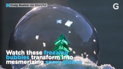 Frozen Bubble Snowglobes