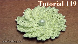 Crochet Spiral Flower Tutorial 119