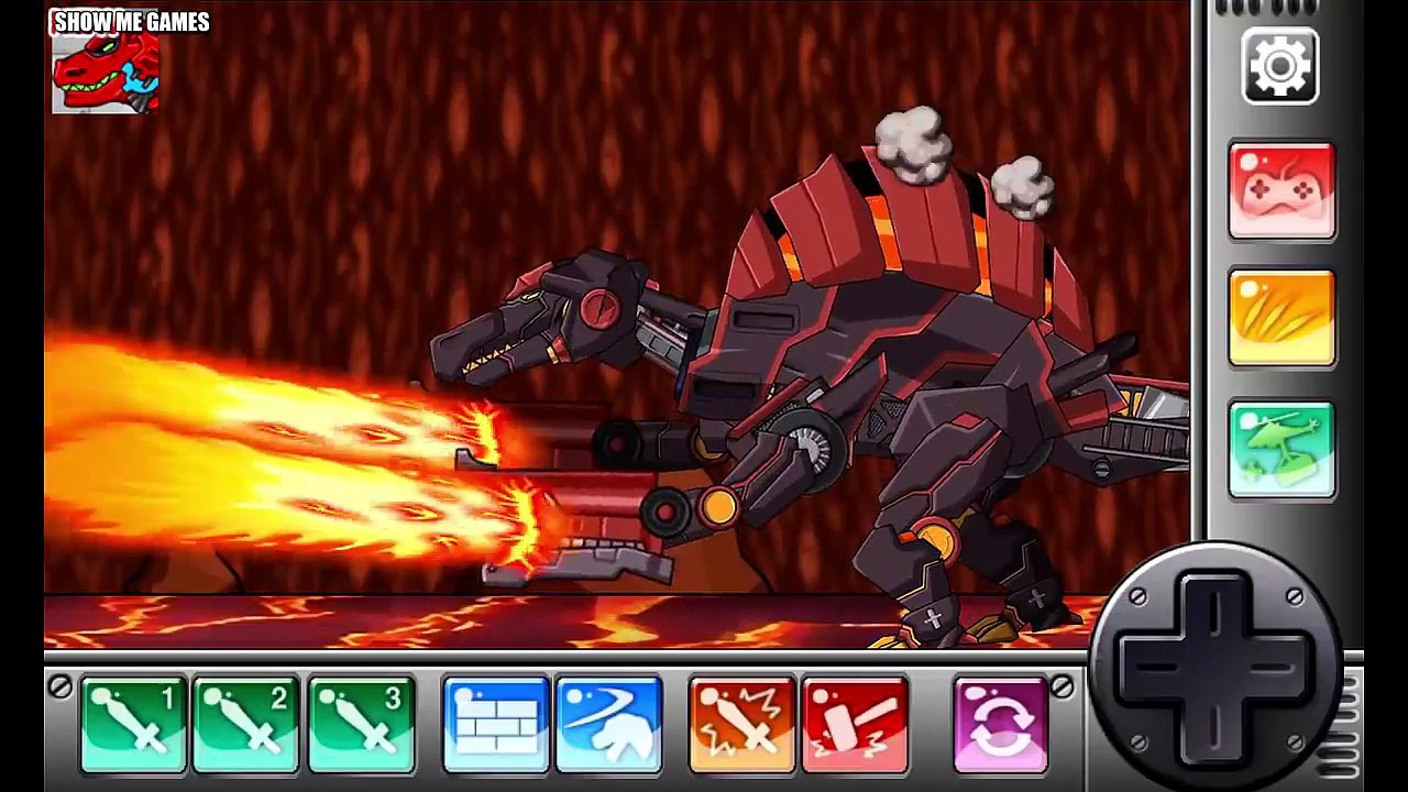 Dino Robot MagmaSpino | Dino Robot Spinosaurus | Full Game Play - 1080 HD