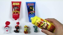 LEARN COLORS for Kids Paw Patrol Bath Paint Fun Chase Rubble Skye Marshall!
