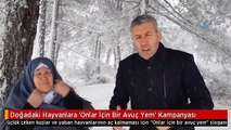 Doğadaki Hayvanlara 'Onlar İçin Bir Avuç Yem' Kampanyası