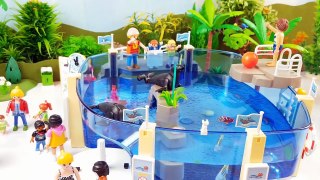 Playmobil 30 | Un día en el acuario, Leo el entrenador de focas. Playmobil en español