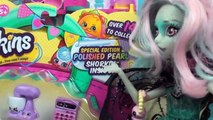Shopkins Monster High Vinyl Dolls Opening Shopkins Blind Bags Surprise Eggs Shopkins Toys and Dolls