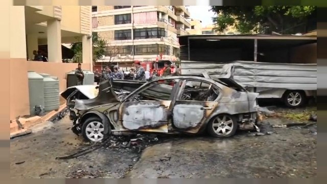 Hezbollah blames Israel for car bomb attack on Hamas official