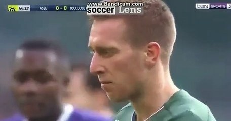 But de Robert Beric HD - St Etienne 1-0 Toulouse 14.01.2018